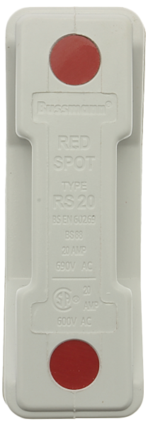 Busman RS20HWH Fuse Holder 20A White