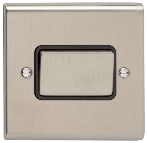 Deta SD1247SSB TP Fan Isolator S/S Blk