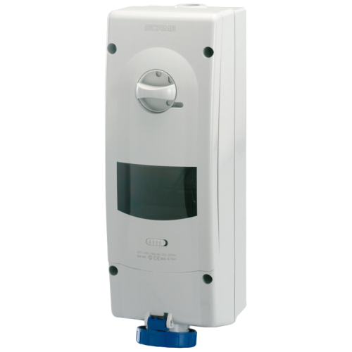 Scame 568.6383-RW Combination Unit 3P 63A Blue