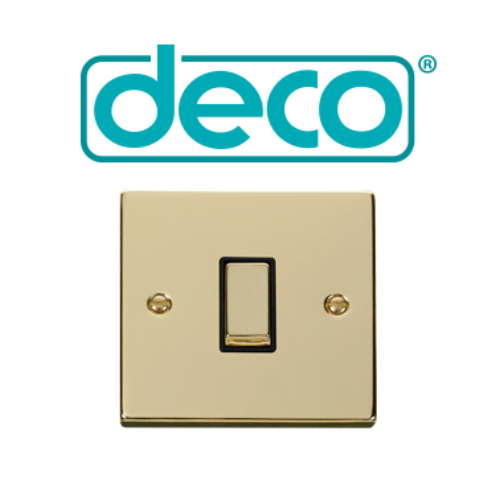 Deco Polished Brass